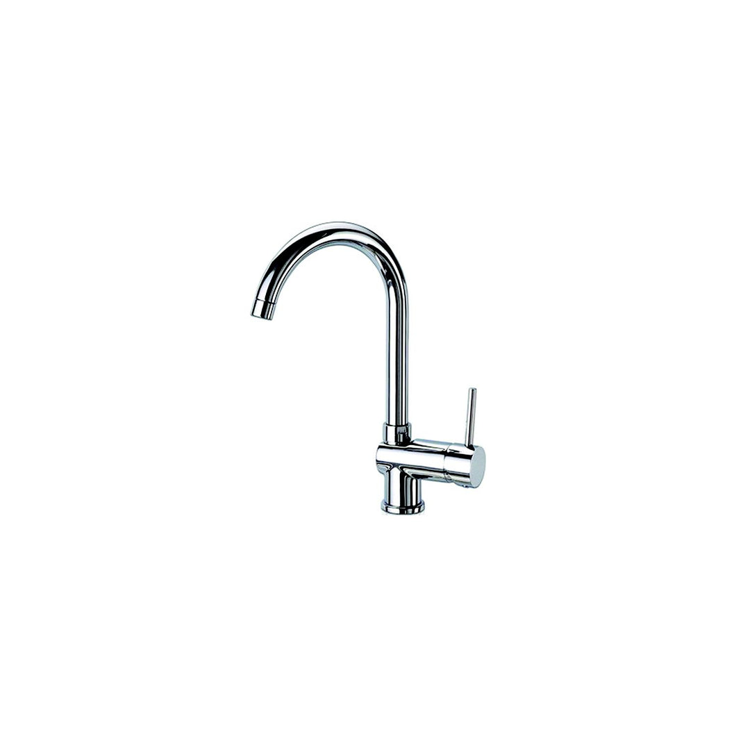 Scandvik 70104 Chrome Plated Brass Nordic J-Spout Galley Mixer Faucet -Modern Boat Sales & Service