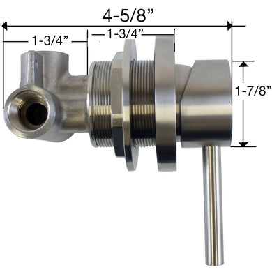 Scandvik 74140 Nordic Stainless Steel Shower Mixer -Modern Boat Sales & Service