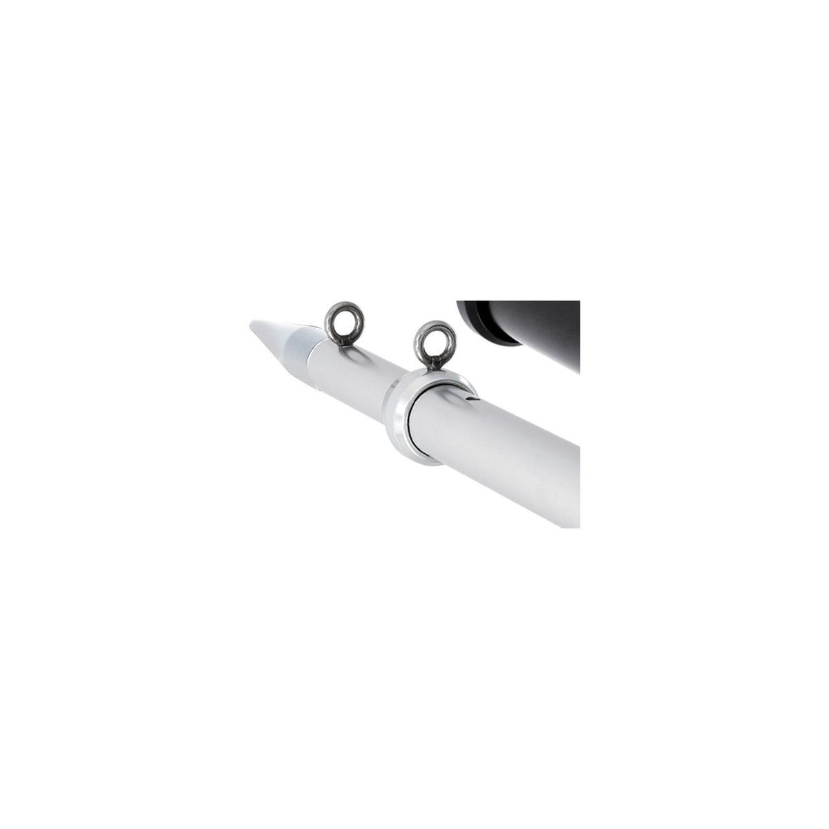 Tigress 88921 XD Telescoping Aluminum Center Outriggers, 8' x 1-1/8", Silver -Modern Boat Sales & Service
