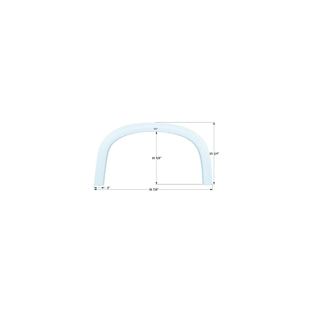 Icon 12038 Fender Skirt â€“ Single Four Winds FS2038, Polar White -Modern Boat Sales & Service