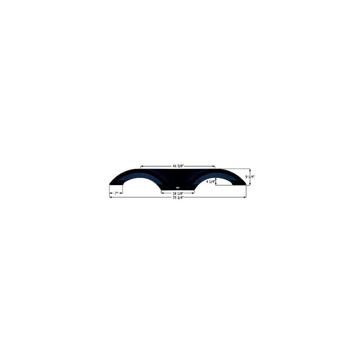 Icon 14011 Fender Skirts â€“ Tandem Jayco FS4011, Black -Modern Boat Sales & Service