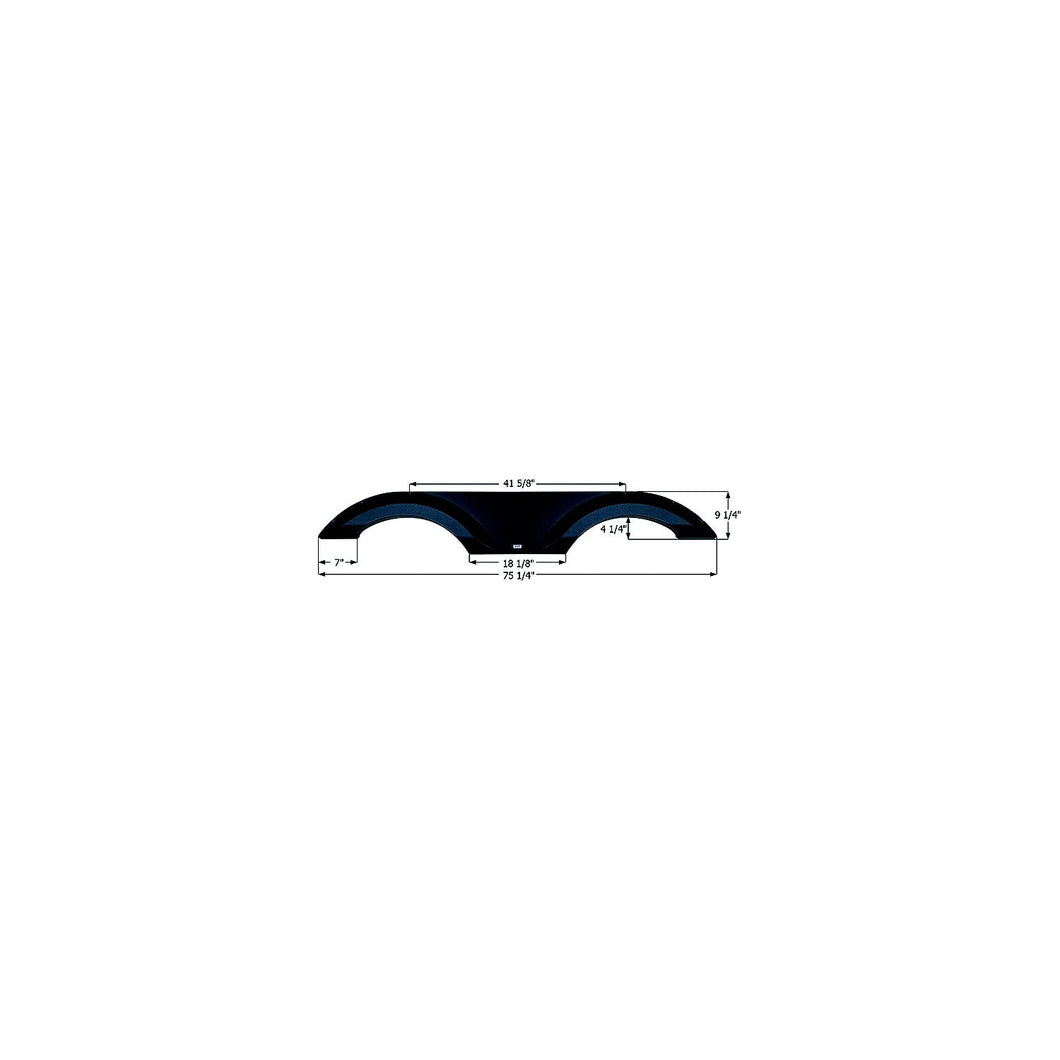 Icon 14011 Fender Skirts â€“ Tandem Jayco FS4011, Black -Modern Boat Sales & Service