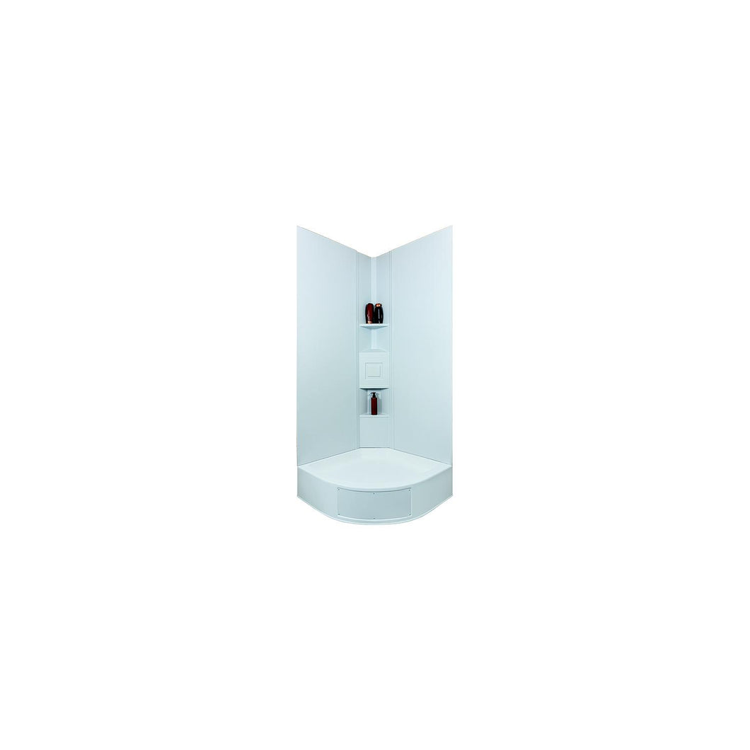 Icon 15227 Neo Angle Shower Surround, 45 Degree Corner -Modern Boat Sales & Service