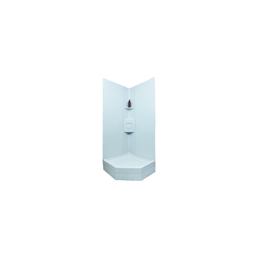 Icon 15246 Neo Angle Shower Surround, 90 Degree Corner -Modern Boat Sales & Service