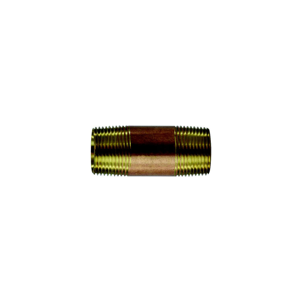 Brass Fitting 40106 1 X 4-1/2 Red Brass Pipe Nipple -Modern Boat Sales & Service