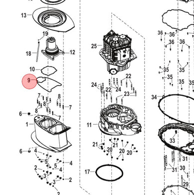 * 8M0177437 Mercury Marine Gearcase Cover Seal for 600HP V12 / 400D -Modern Boat Sales & Service
