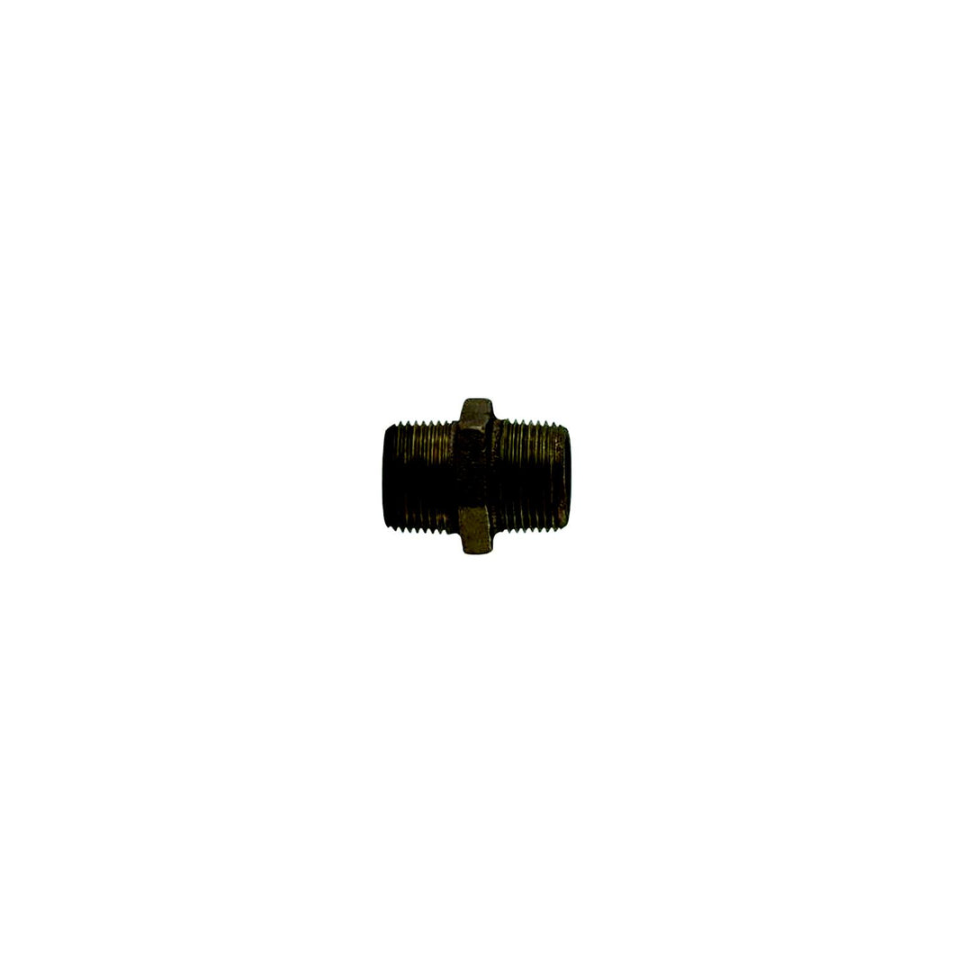 Brass Fittings 44725 Bronze Hex Nipple, 1