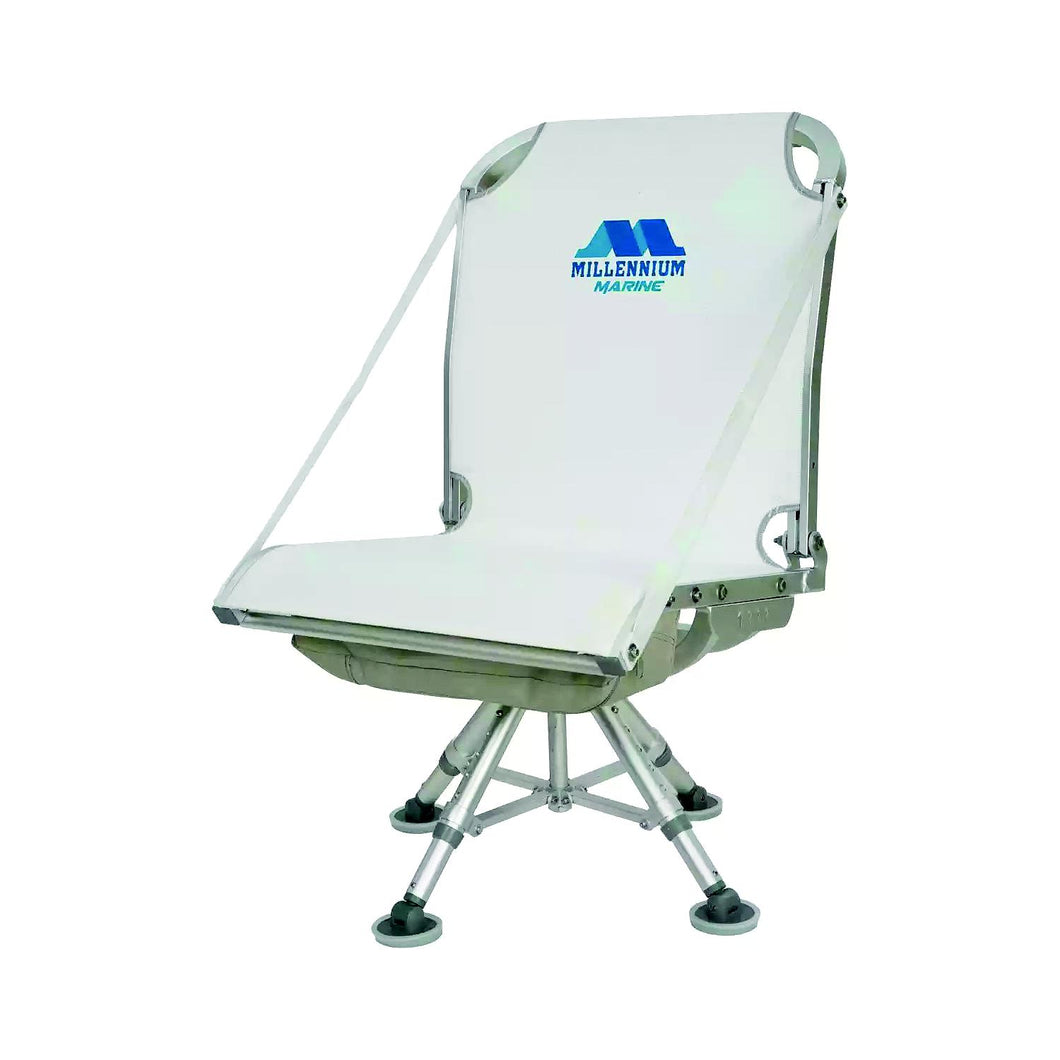 Millennium Outdoors D400WH Deck chair, White -Modern Boat Sales & Service