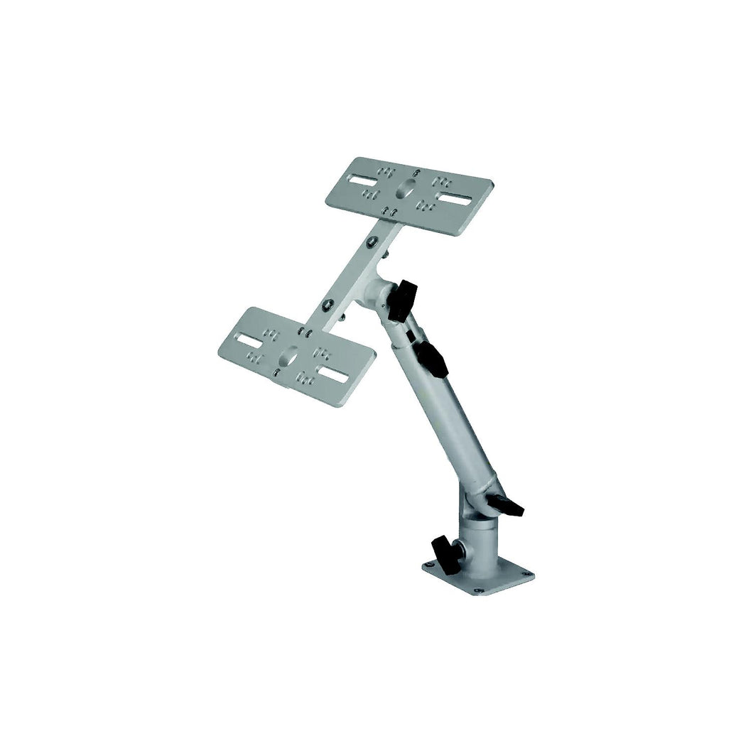 Millennium Outdoors MM00200 Double Monitor Mount â€“ Silver -Modern Boat Sales & Service