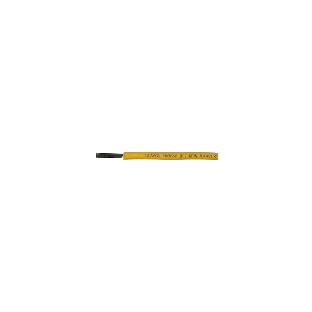 Cobra Wire A1012T04100FT Primary Tinned Copper Wire, 12 AWG, 100', Yellow -Modern Boat Sales & Service