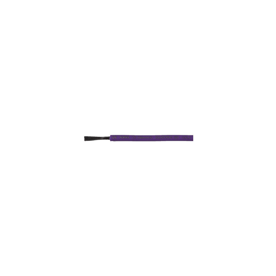 Cobra Wire A2018T14100FT Primary Tinned Copper Wire, 18 AWG, 100', Purple -Modern Boat Sales & Service