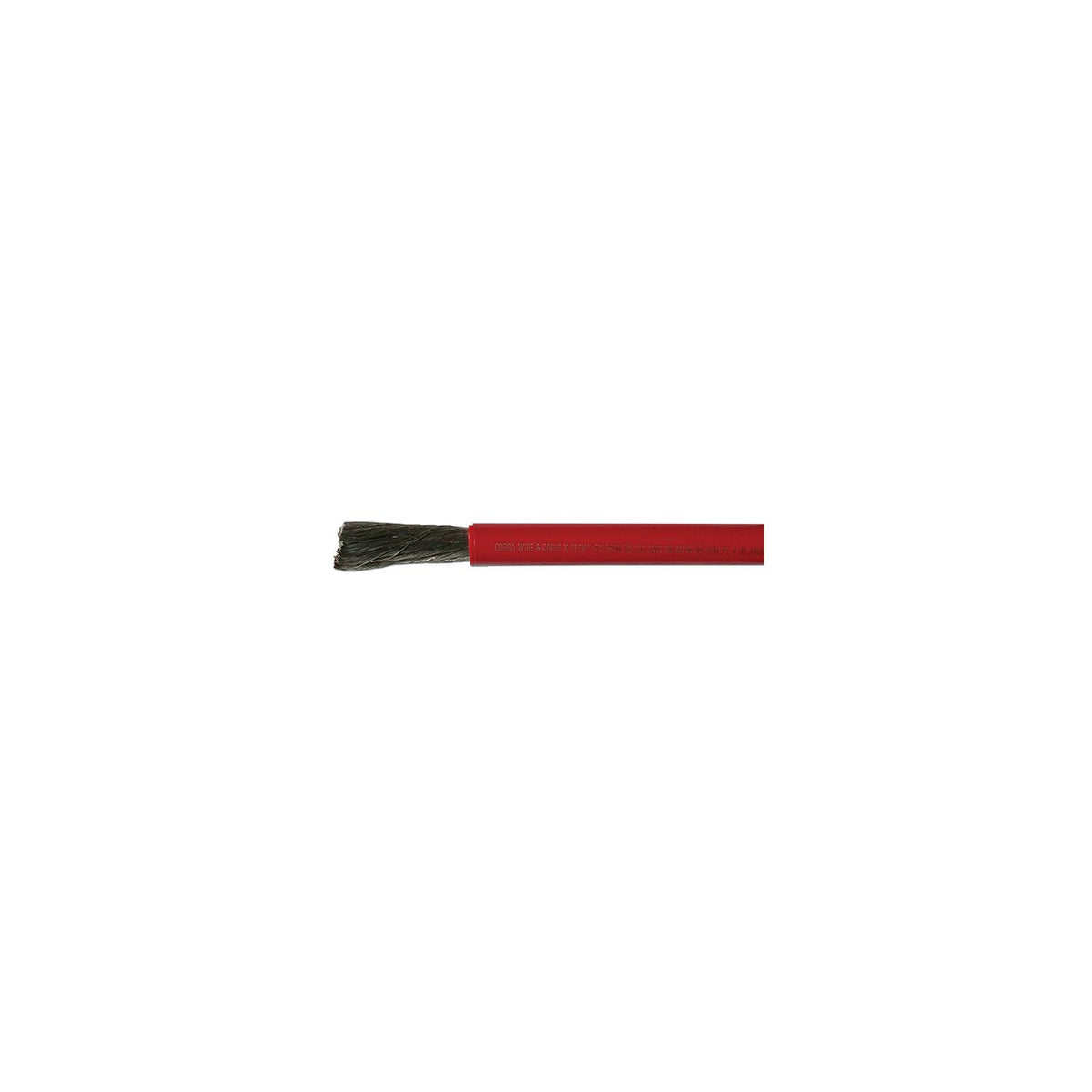 Cobra Wire A2120T01025FT Tinned Copper Battery Cable, 2/0, 25', Red -Modern Boat Sales & Service