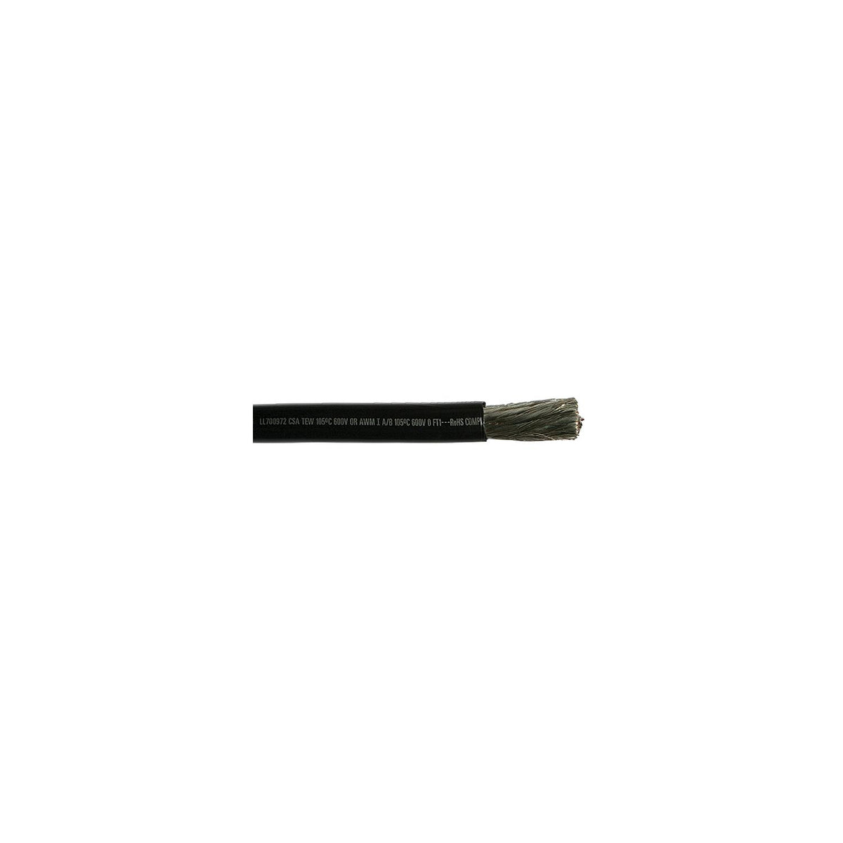 Cobra Wire A2120T07025FT Tinned Copper Battery Cable, 2/0, 25', Black -Modern Boat Sales & Service