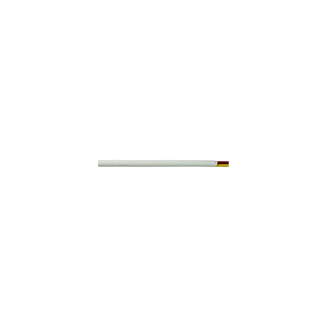 Cobra Wire B6W10T20100FT Tinned Copper Round Duplex Safety Wire, 10/2, 100', White -Modern Boat Sales & Service