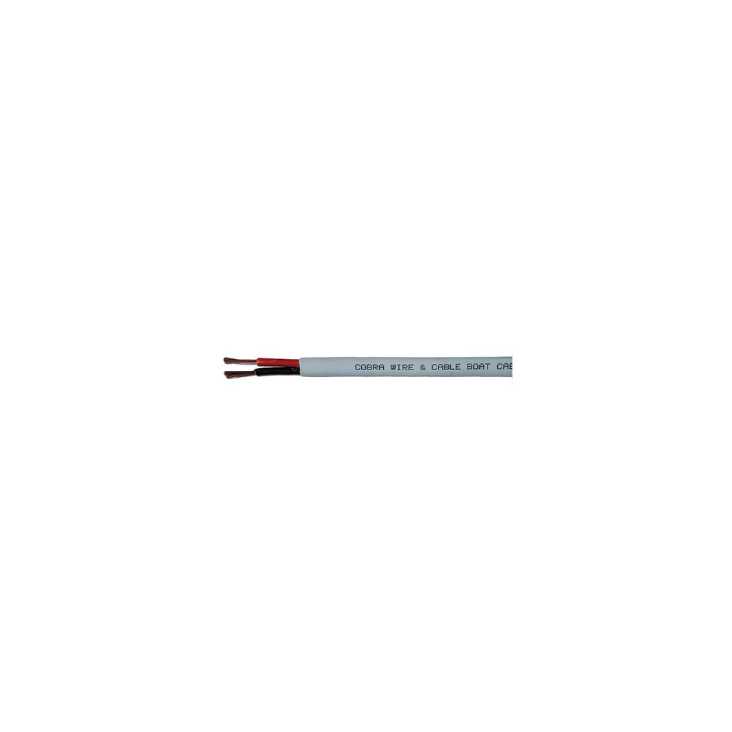 Cobra Wire B7G14B21100FT Bare Copper Duplex Wire, 14/2, 100', Gray Default Title -Modern Boat Sales & Service