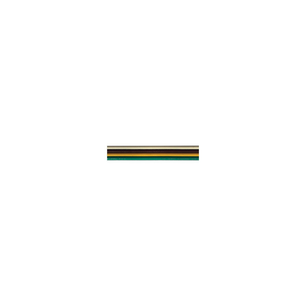 Bare Copper Bonded Ribbon Cable, 500' 16/4 AWG White/Brown/Yellow/Green -Modern Boat Sales & Service
