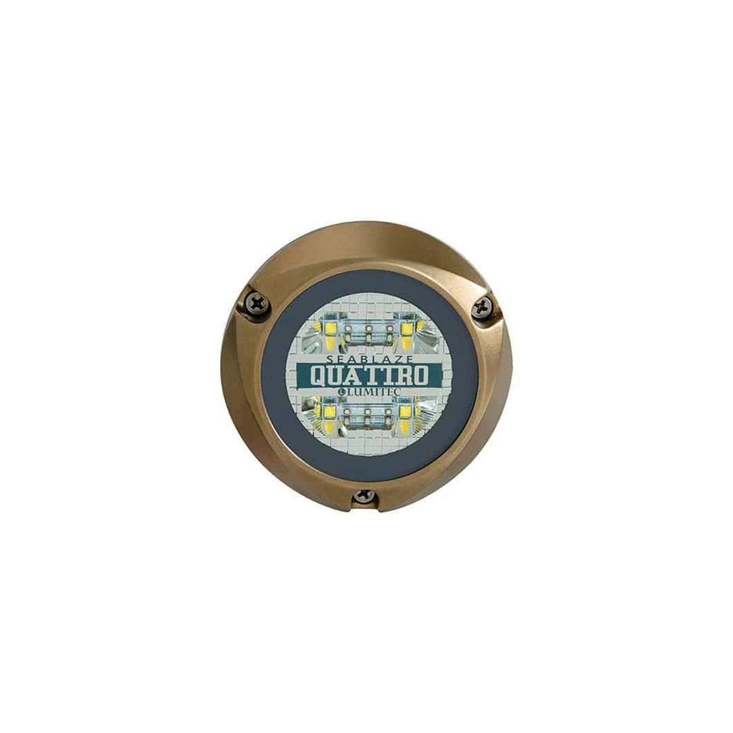 Lumitec Seablaze Quattro Underwater Light, Dual Color White/Blue, Cross Fade -Modern Boat Sales & Service
