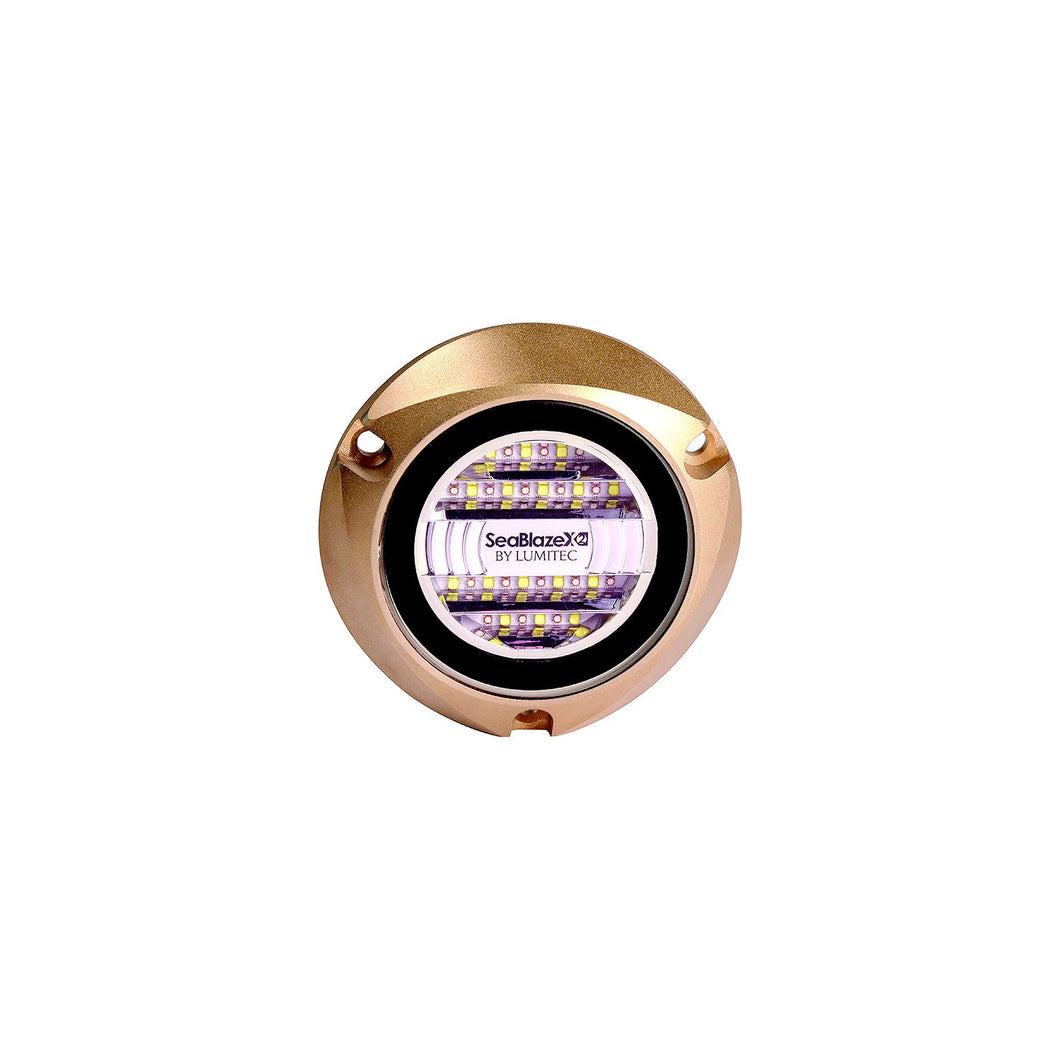 Lumitec 101515 SeablazeX2 Underwater LED Light w/Bronze Bezel, Spectrum Full-Color RGBW -Modern Boat Sales & Service