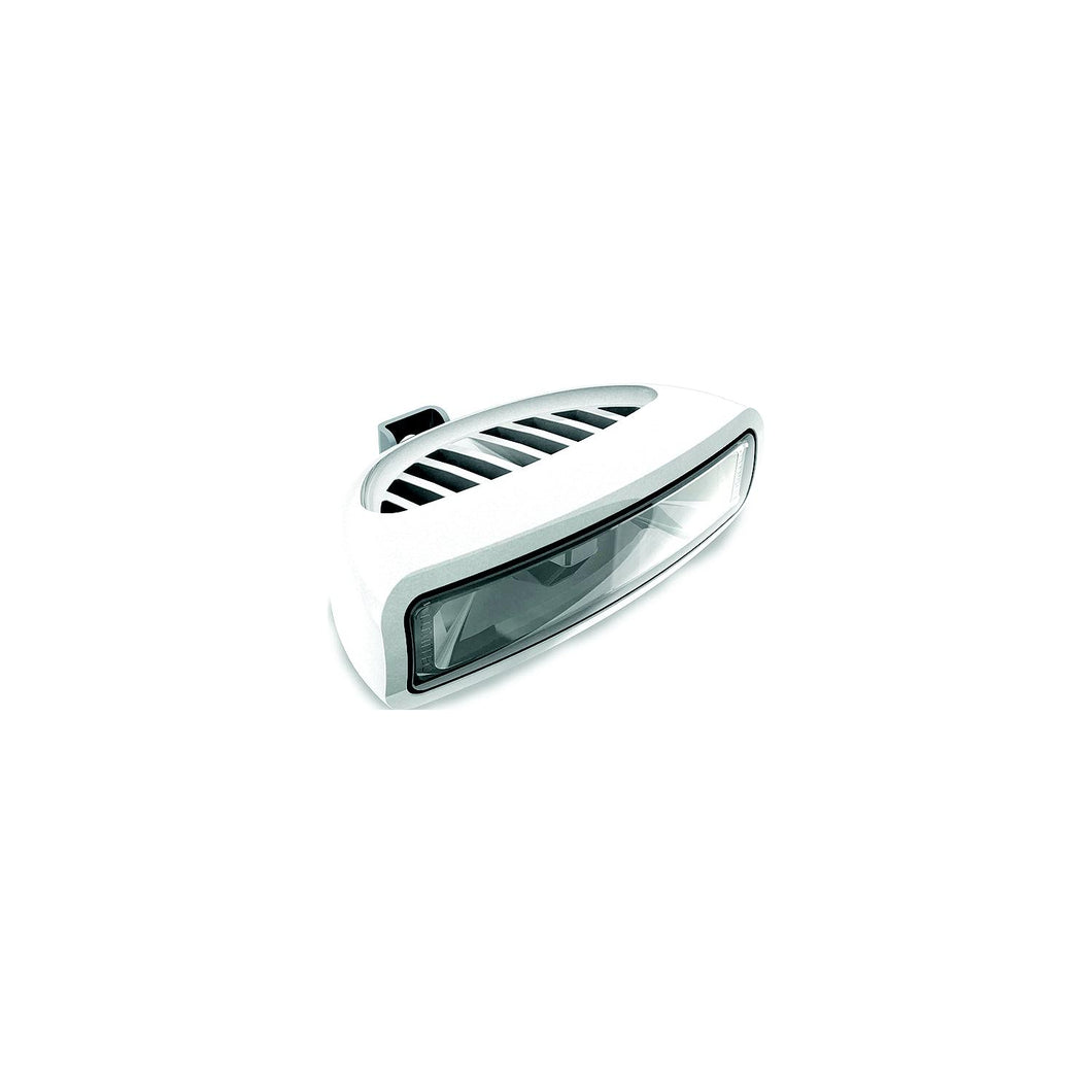 Lumitec 101711 Caprera3 Bracket Mount LED Flood Light, White Housing, White/Blue Light -Modern Boat Sales & Service