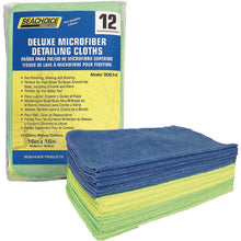 Seachoice 90014 Deluxe Microfiber Detailing 16" x 16" Cloths, 12-ct. Pack -Modern Boat Sales & Service