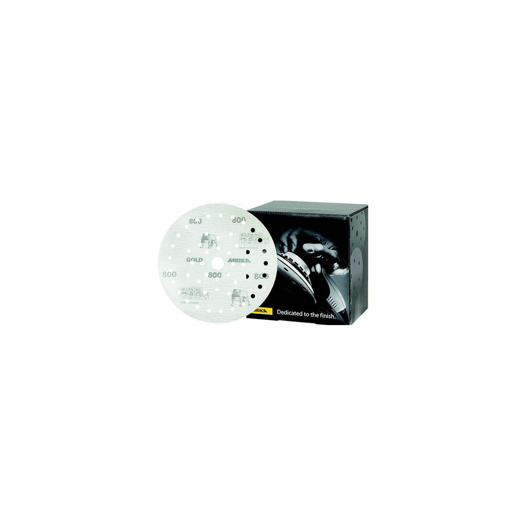 Mirka 236MFF1500 Gold Multifit Dust Free Discs, 6
