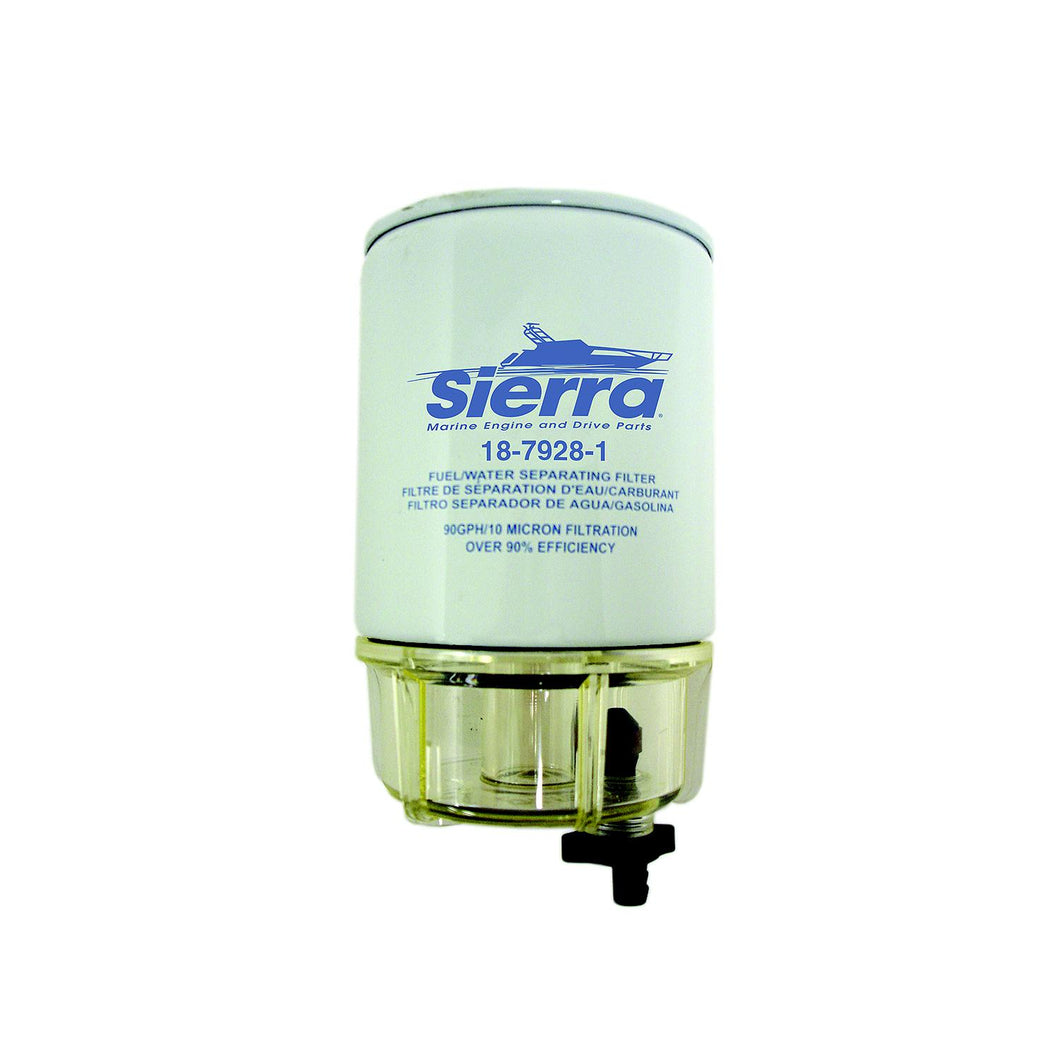 Sierra 79281 Fuel/Water Separator Element w/AquaVue Clear Collection Bowl -Modern Boat Sales & Service