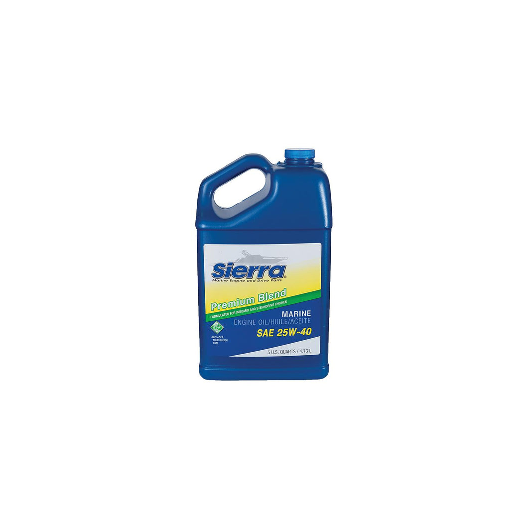 Sierra 94004 Oil-25W40 FCW I/O-I/B, 5 Qt. Default Title -Modern Boat Sales & Service
