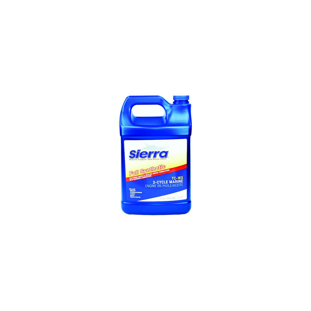 Sierra 95403 Fully Synthetic TC-W3 2-Stroke Outboard Oil, Gal. Default Title -Modern Boat Sales & Service