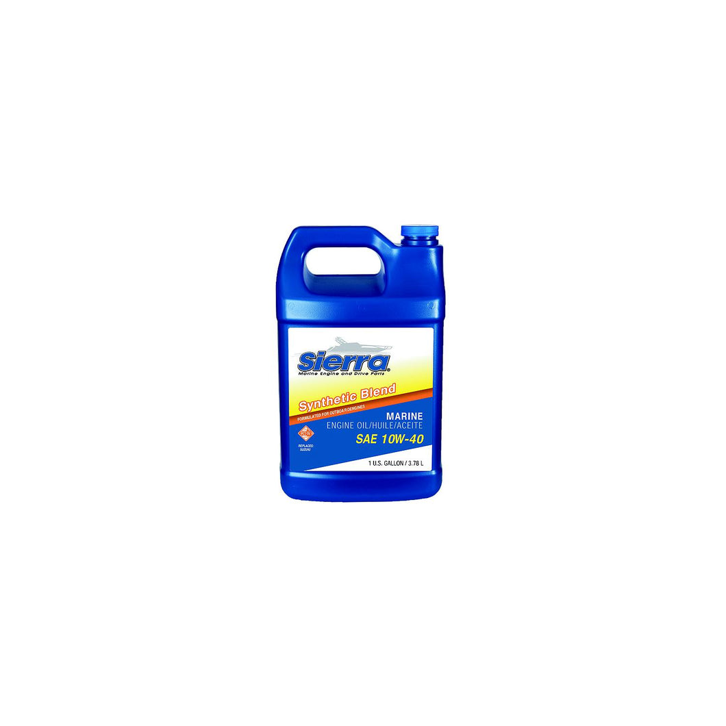 Sierra 95513 10W40 FCW 4-Cycle Outboard Synthetic Blend Oil, Gal. Default Title -Modern Boat Sales & Service