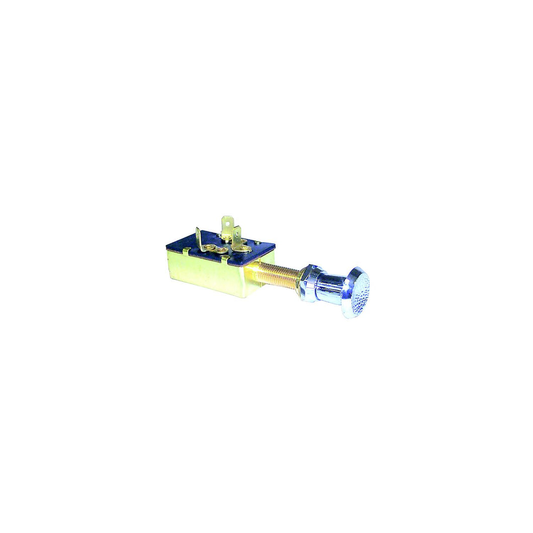 Sierra MP39590 On/Off/On SPDT 4 Blade Terminal Heavy Duty Push Pull Switch | Chrome & Plastic Knob Default Title -Modern Boat Sales & Service