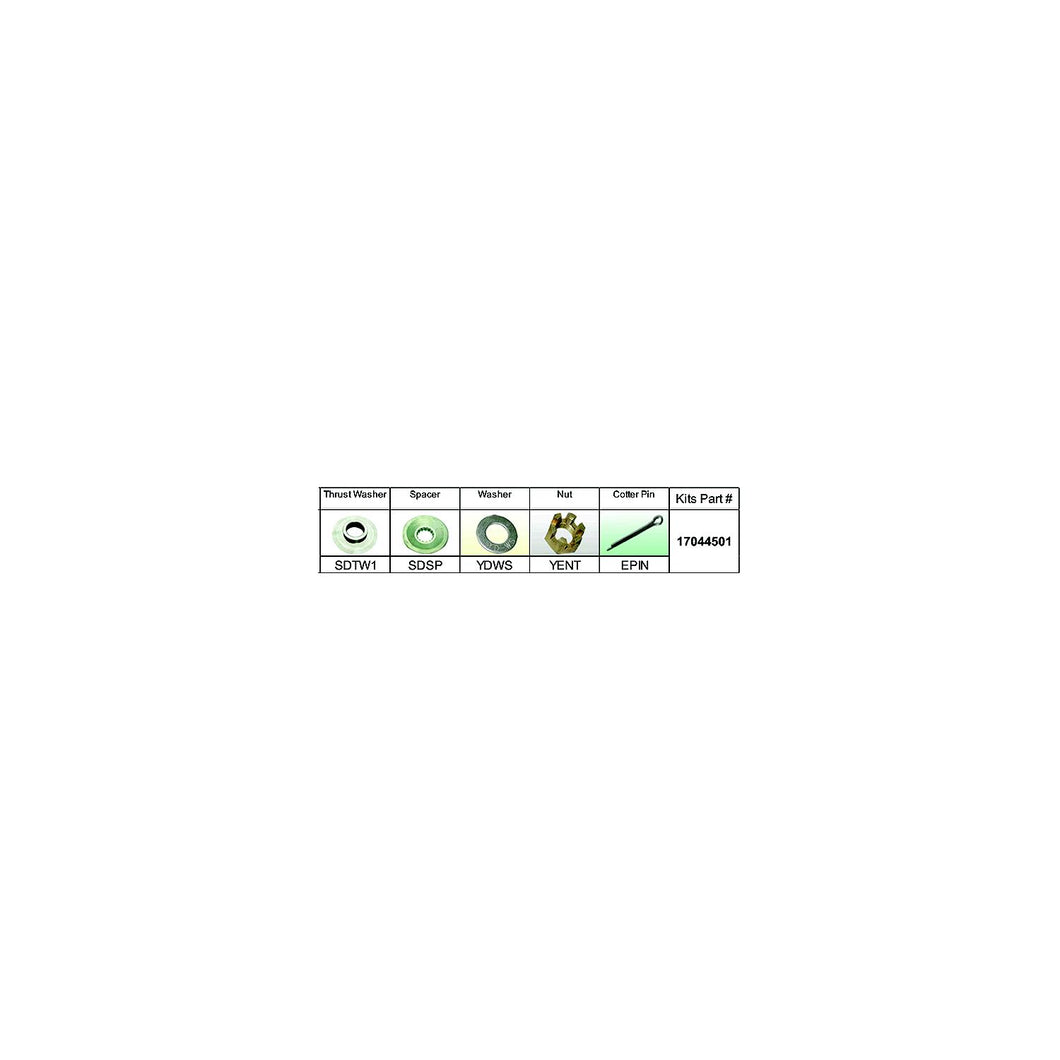 Solas 17011501 Fixed Hub Prop Hardware Kit - Suzuki, Type D -Modern Boat Sales & Service