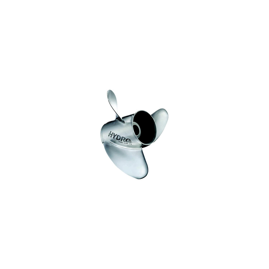 Solas 958113919 Rubex Hydro Stainless Steel Interchangeable Hub Propeller, RH, 4-3/4