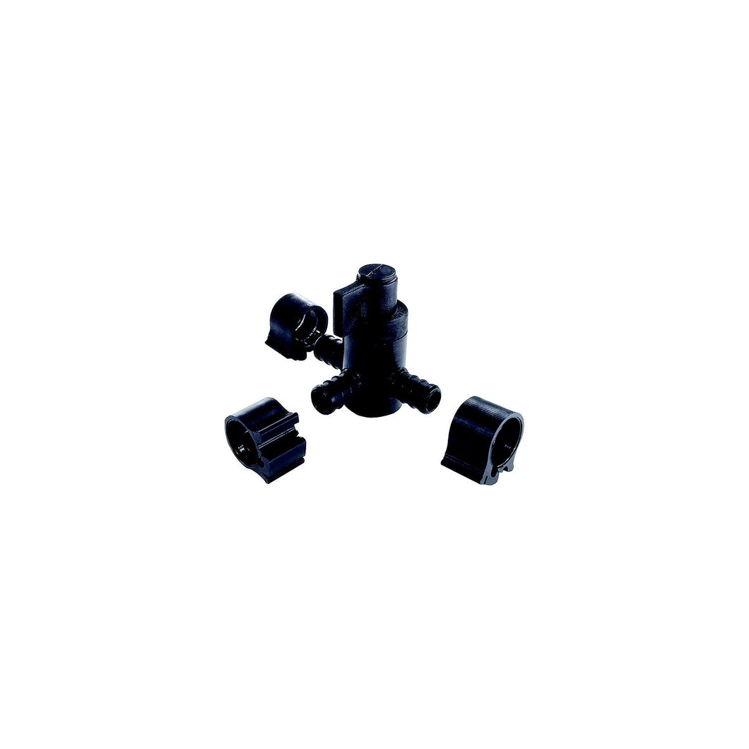 Flair-It Pexlock 3-Way Valve, PEX 1/2