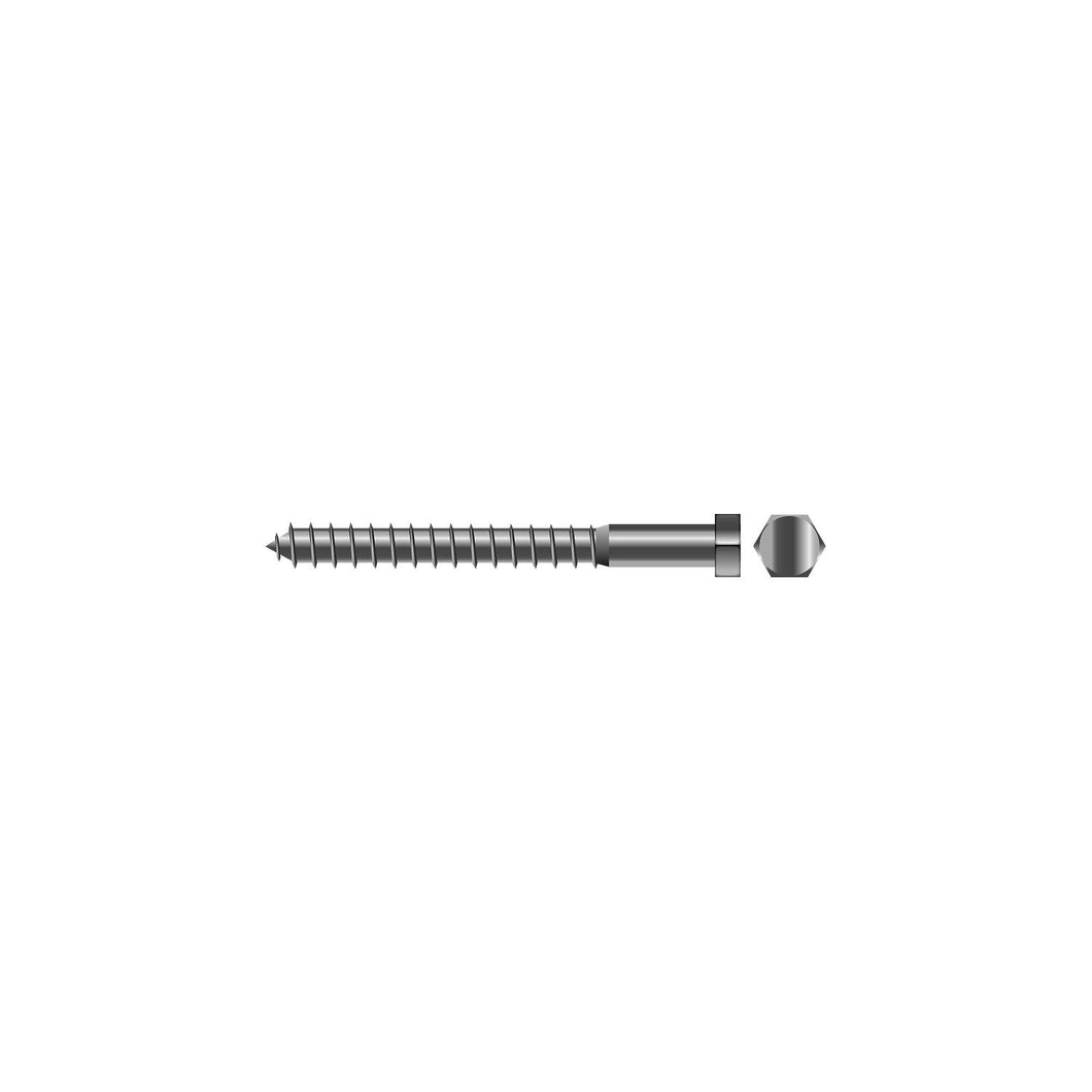 Lag Screw, 1/4 x 5