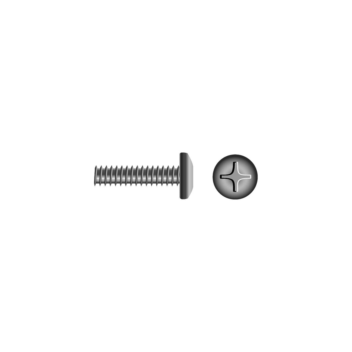Phillips Machine Screw - Pan Head. 10-24 x 3/8" -Modern Boat Sales & Service
