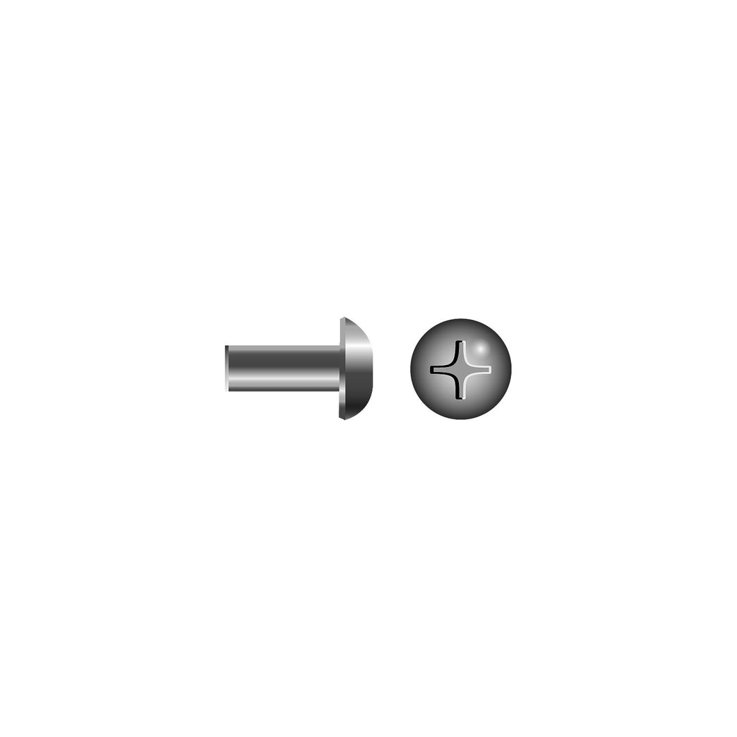 Seachoice 18-8 Stainless Steel Phillips Barrel Nuts w/ Truss Head, 8-32 X 3/8 In., Pack of 25 -Modern Boat Sales & Service