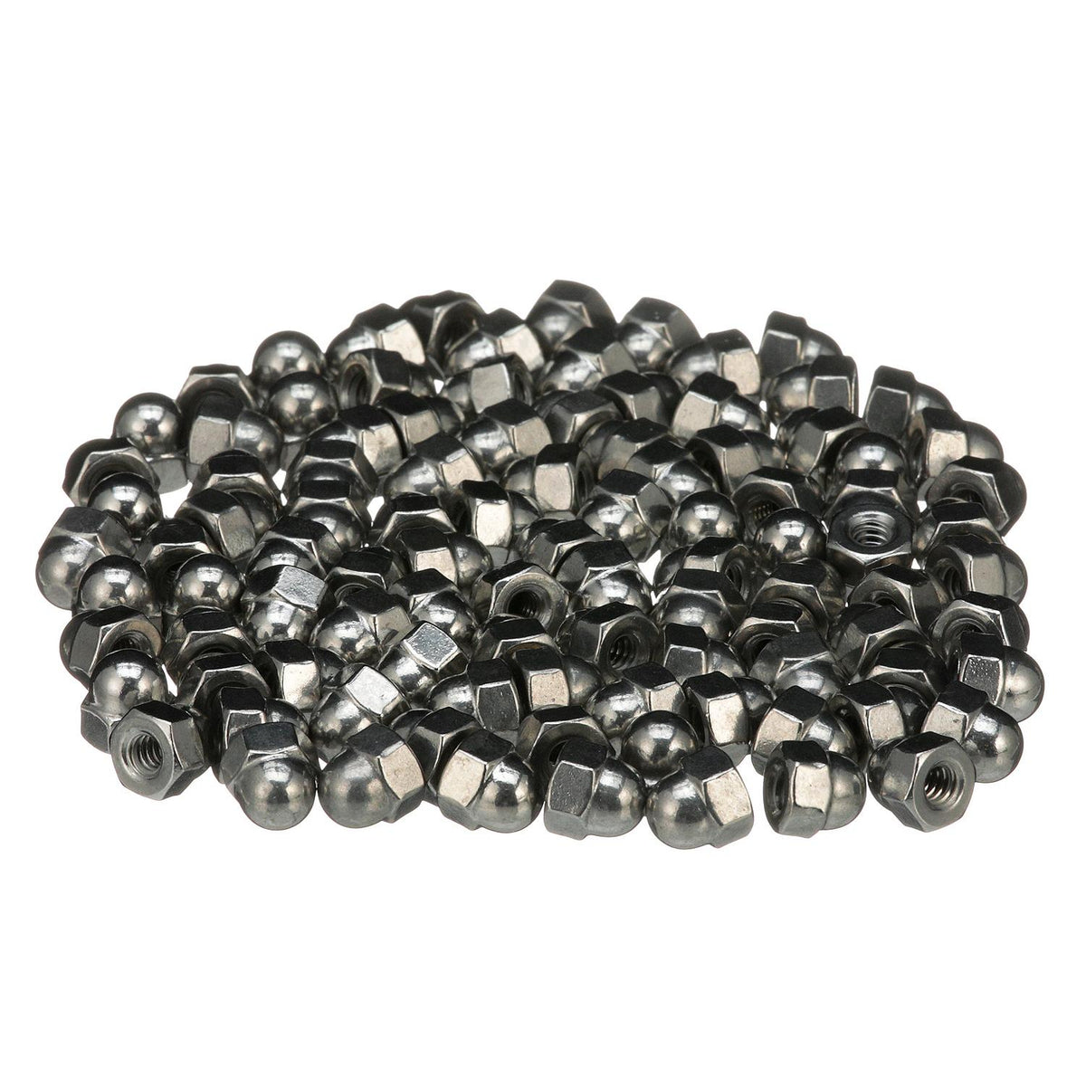 Seachoice 18-8 Stainless Steel Acorn Cap Nuts, 10-24 Size, Pack of 100 -Modern Boat Sales & Service