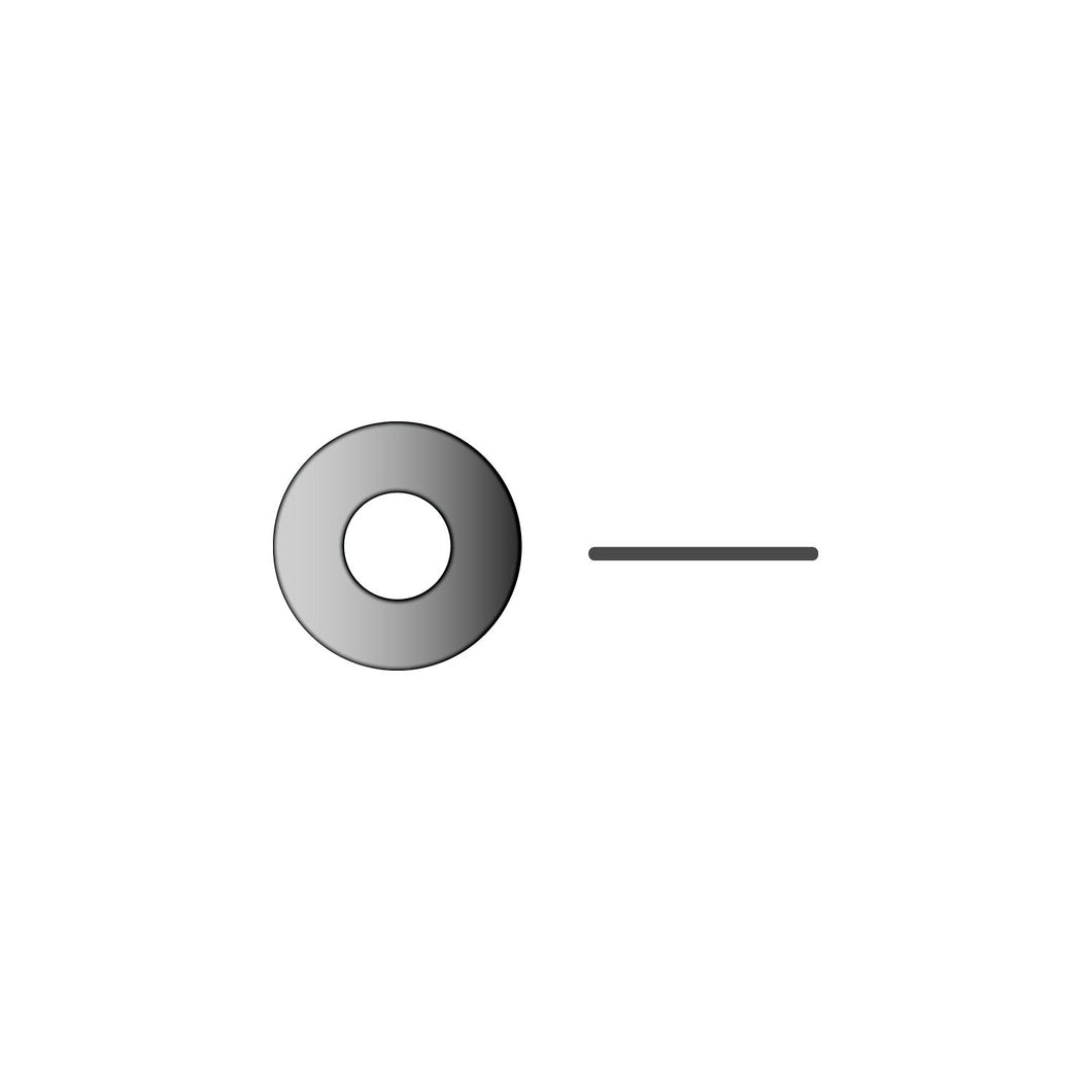 Flat Washer, M6, 1.6 mm Thick, OD 12 mm -Modern Boat Sales & Service