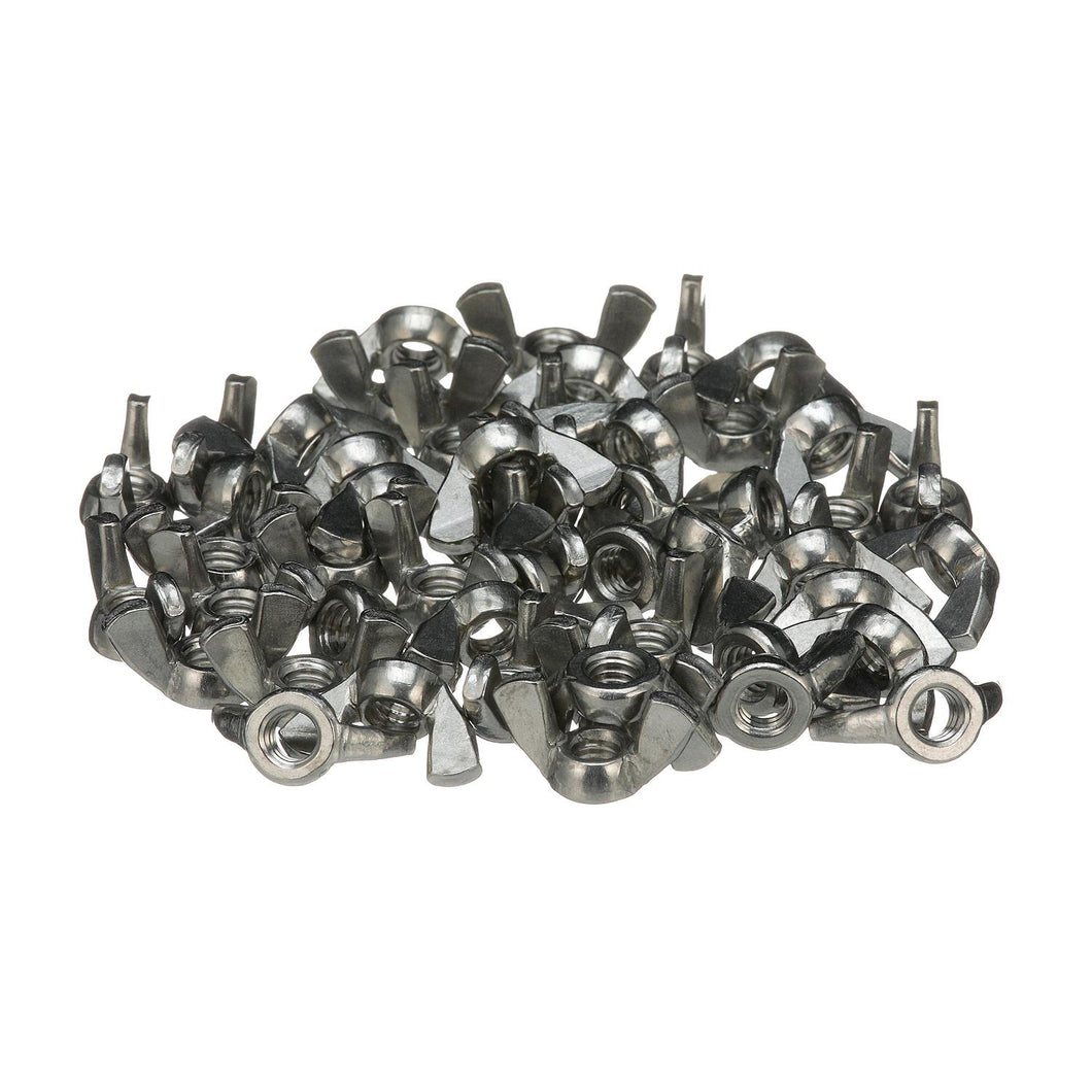 Seachoice 18-8 Stainless Steel Wing Nuts, 3/8-16 Size, Pack of 50 Default Title -Modern Boat Sales & Service