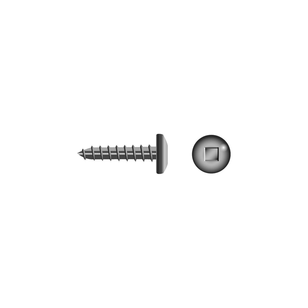 Square Tapping Screw - Pan Head, #10 x 3/4