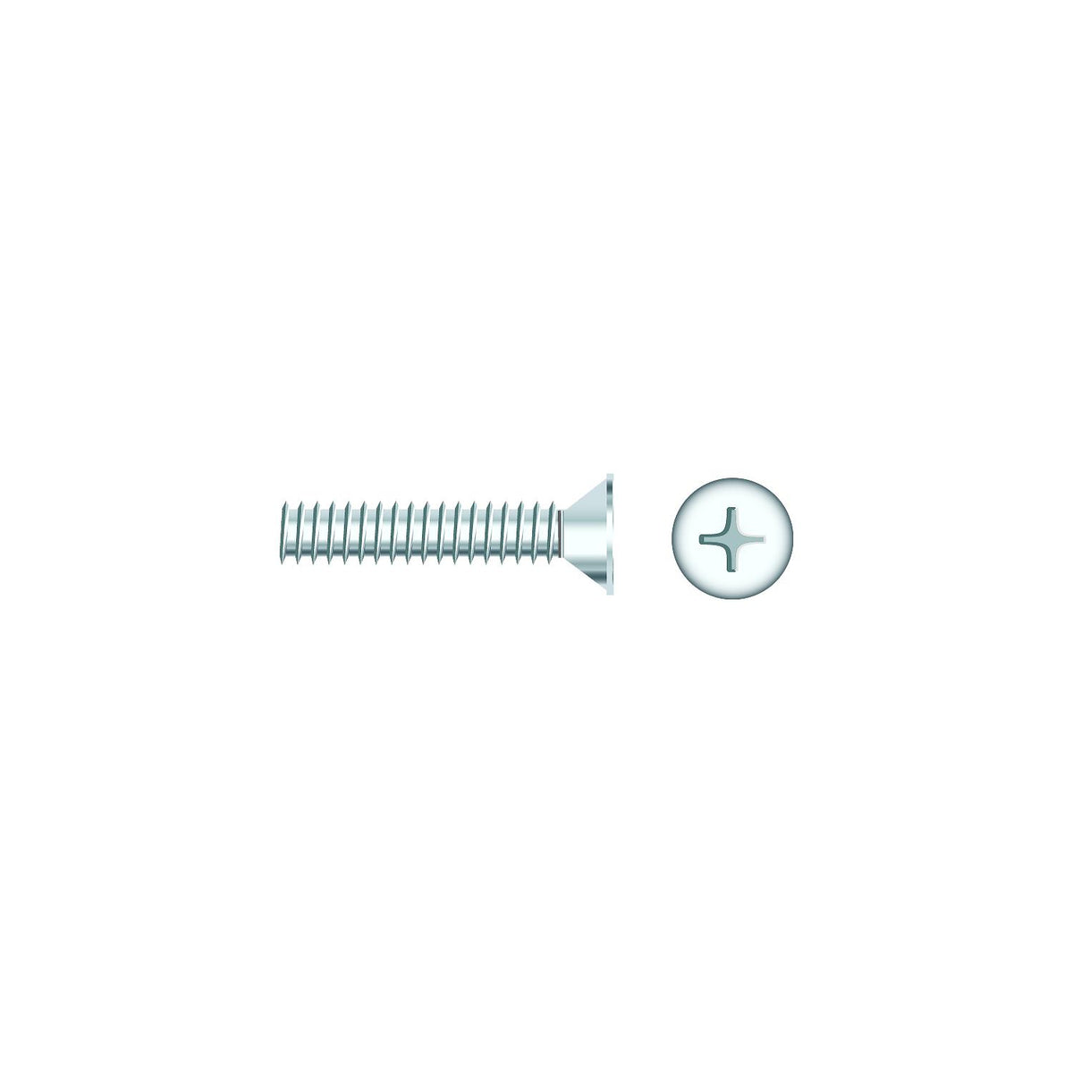 Seachoice 01790 Chrome Plated SS Phillips Machine Screw - Flat Head, 1/4-20 x 1-1/2" -Modern Boat Sales & Service