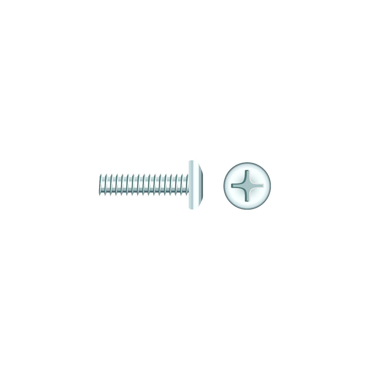 Seachoice 01814 Chrome Plated SS Phillips Machine Screws - Pan Head, 1/4-20 x 2" -Modern Boat Sales & Service