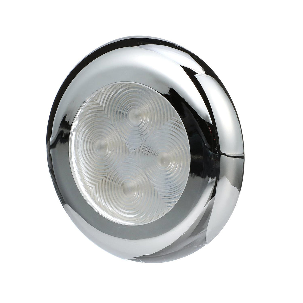 Seachoice LED Courtesy Interior Light Chrome/White Bezel, White LED Default Title -Modern Boat Sales & Service