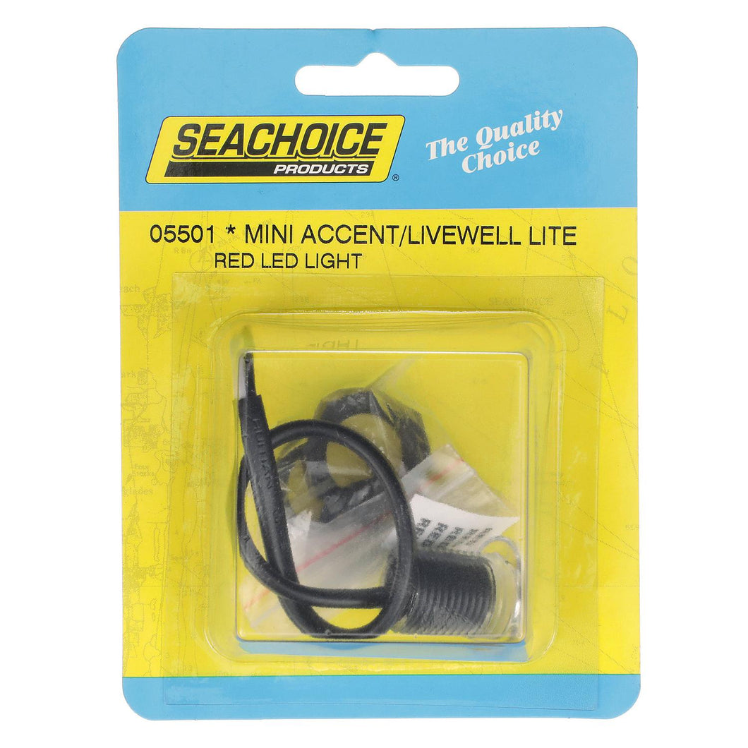 Seachoice Livewell Light, Mini LED Accent, Red, Waterproof, 50,000 Hours -Modern Boat Sales & Service