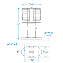 Seachoice All-Round Light, Masthead, Sail Boat Navigation, 3 In. Tall -Modern Boat Sales & Service
