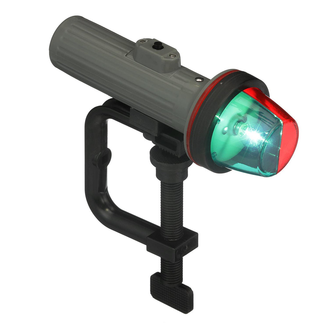 Seachoice Bi-Color Portable Battery-Operated Boat Navigation Bow Light, Horizontal Clamp Mount Default Title -Modern Boat Sales & Service
