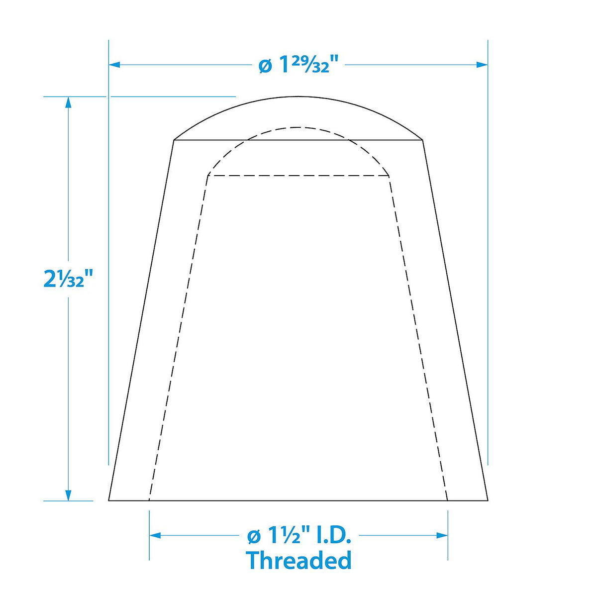 Seachoice Replacement Globe All-Round Stern Light, Anti-Glare Globe -Modern Boat Sales & Service
