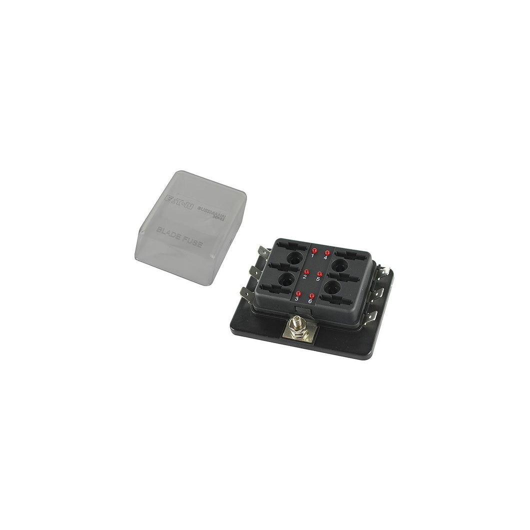 Seachoice 11274 6-Gang Indicating ATC Fuse Panel -Modern Boat Sales & Service