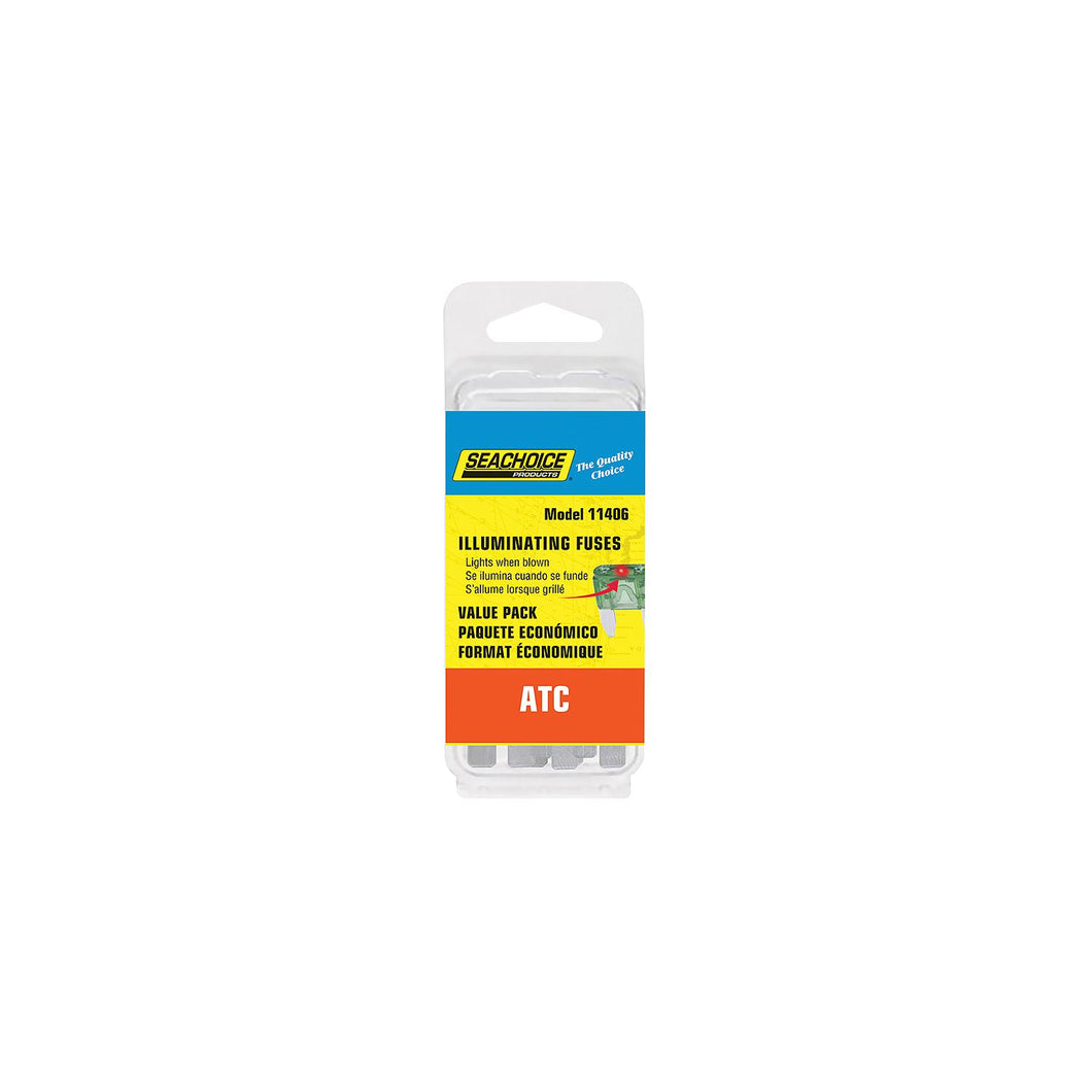 Seachoice ATC Illuminating Fuses Value Pack, Contains 25 Assorted ATC Illuminating Fuses -Modern Boat Sales & Service