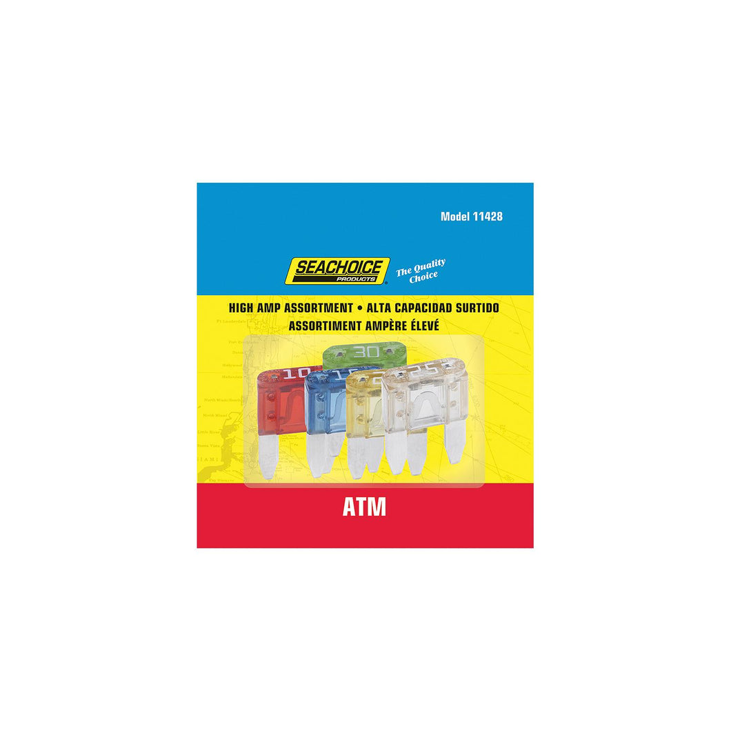 Seachoice High Amp ATM Glass Fuse Assortment, 5ea -Modern Boat Sales & Service